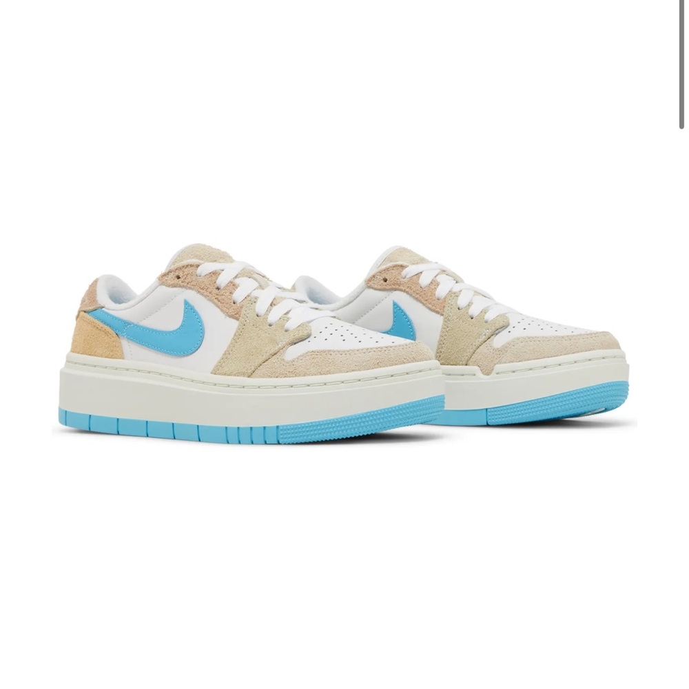 2023 womens Air Jordan 1 Elevate Low SE 'Salt Lake City' blue tan 9 RARE